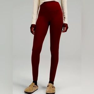 lululemon Align™ High-Rise Pant 28" sz 2 color Red Merlot